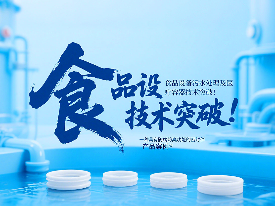專利產(chǎn)品案例 ? 一種具有防腐防臭功能的密封件：食品設(shè)備污水處理及醫(yī)療容器技術(shù)突破！