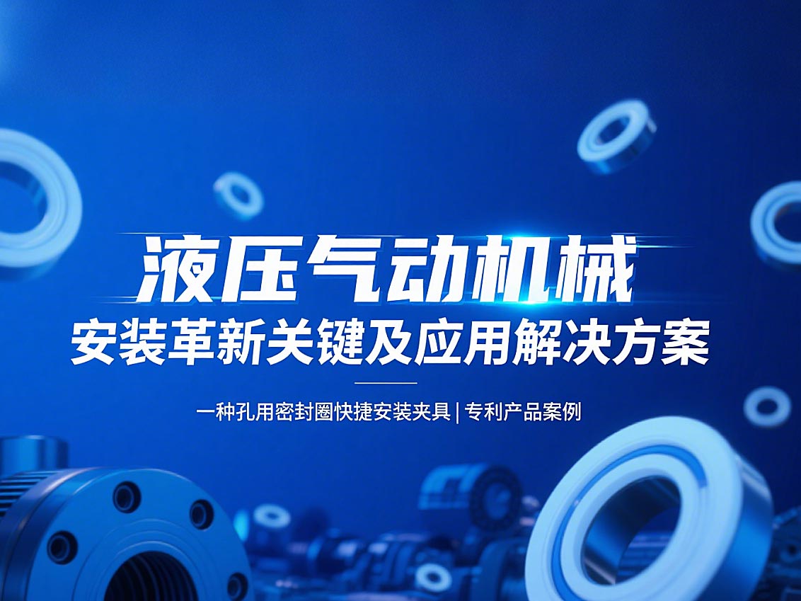 專利產(chǎn)品案例 ? 一種孔用密封圈快捷安裝夾具：液壓氣動機械的革新安裝工藝關(guān)鍵及應(yīng)用解決方案！